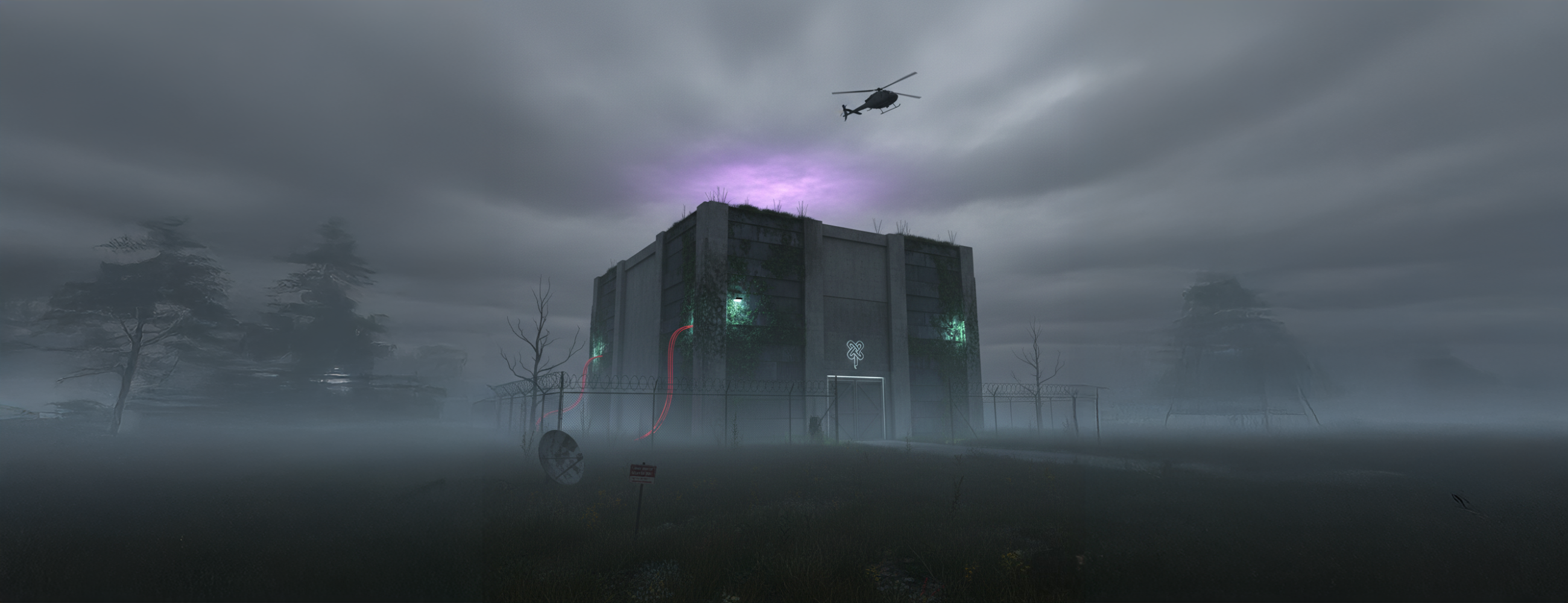 AI-generated image of a mystery data center